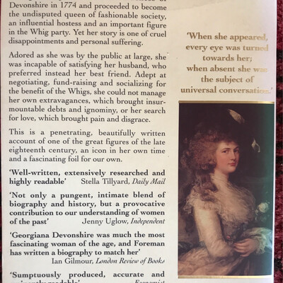 Georgiana Duchess Of Devonshire, Amanda Foreman