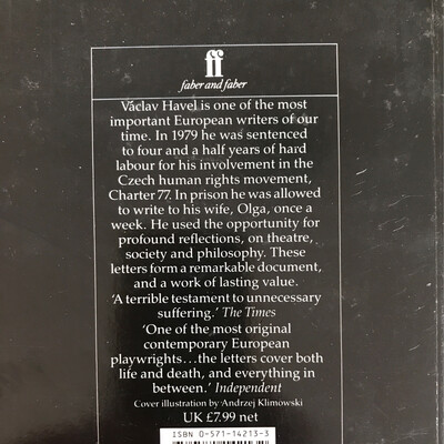 Letters To Olga, Vaclav Havel