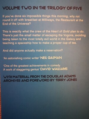 The restaurant at the end of the universe, Douglas Adams