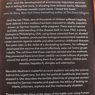 The Vaccine Race, Meredith Wadman