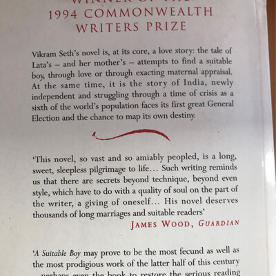 A Suitable Boy,  Vikram Seth