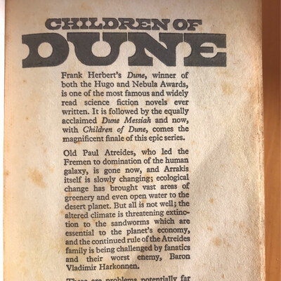 Children Of Dune,  Frank Herbert