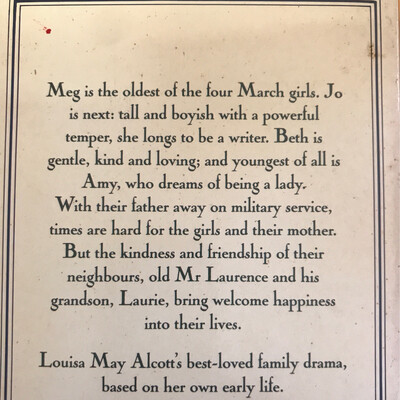Little Women, Louisa M. Alcott