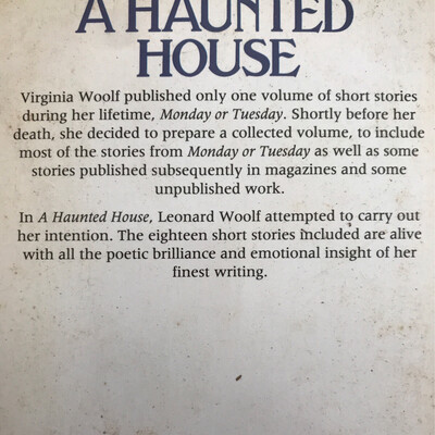 A Haunted House,  Virginia Woolf