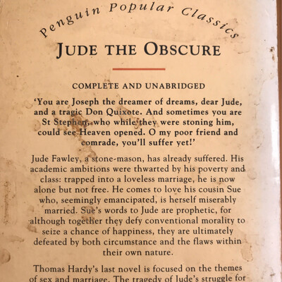 Jude The Obscure, Thomas Hardy