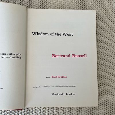 Wisdom Of The West, Bertrand Russel