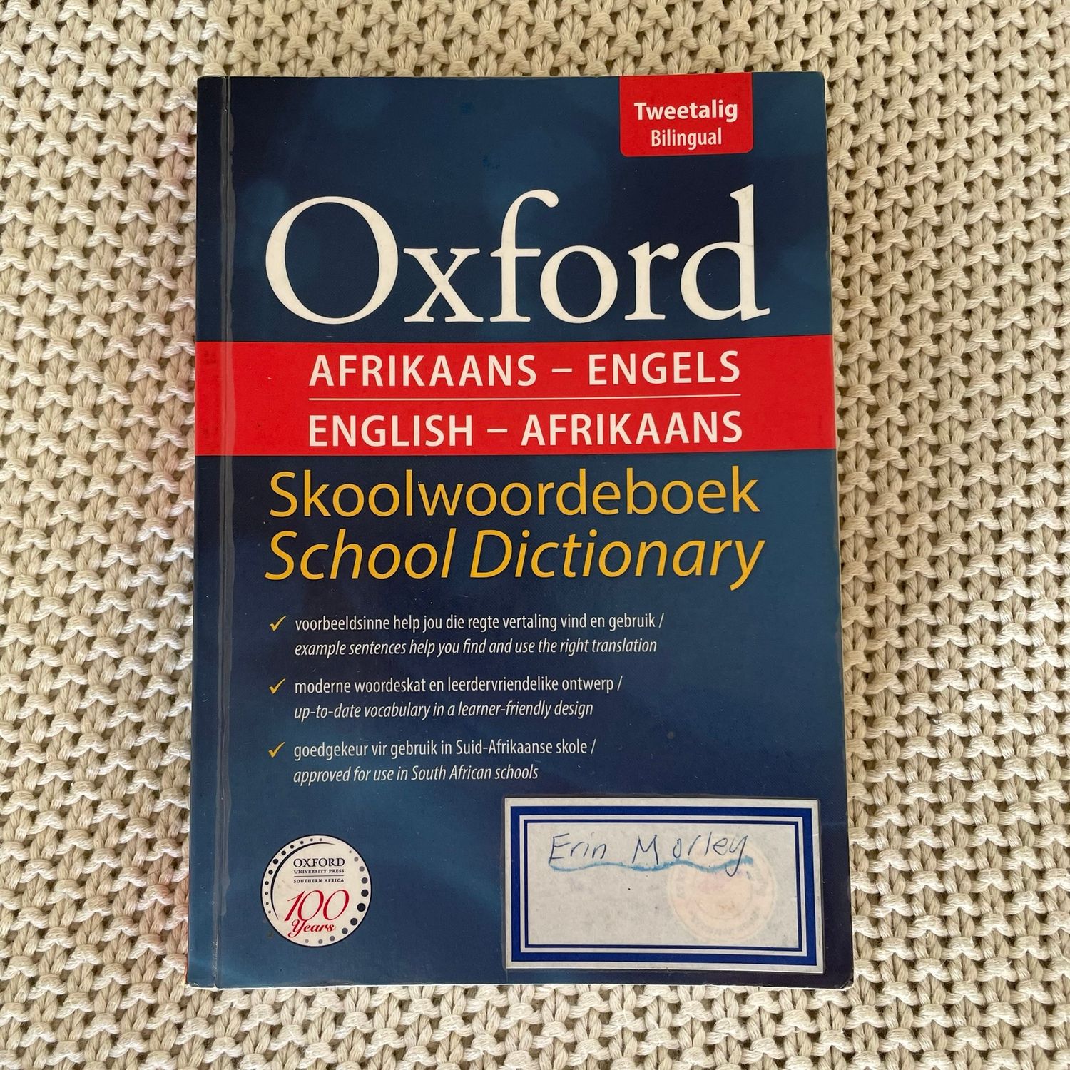 Oxford Afrikaans–English School Dictionary