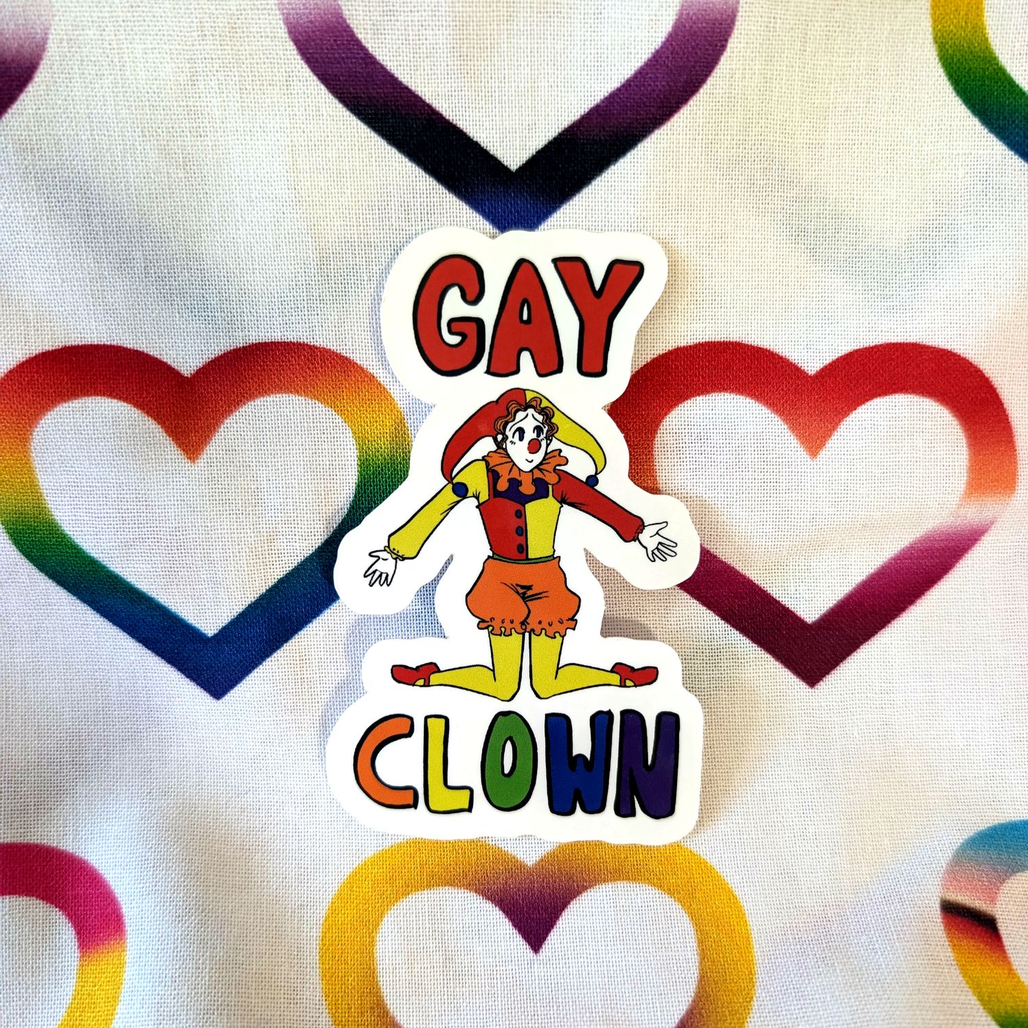 Gay Clown Sticker