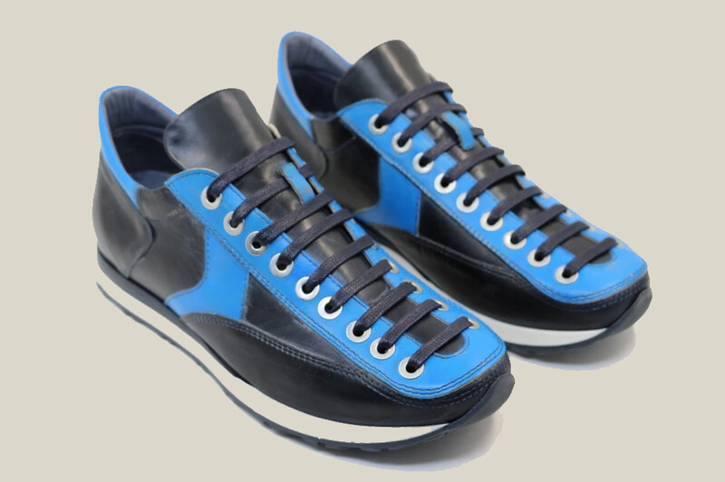 Sneakers in vera pelle
