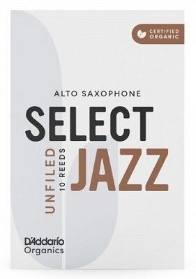 Palheta D'Addario Select Jazz Saxofone Alto, unfiled, Número: 3S
