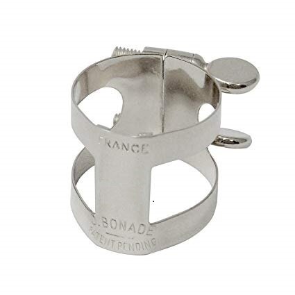Abraçadeira Bonade Saxofone Barítono Niquelada