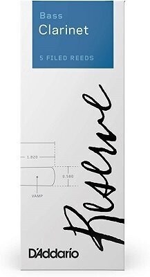 Palheta D'Addario Reserve Clarinete Baixo