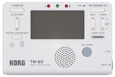 Afinador / Metrónomo Korg TM-60WH