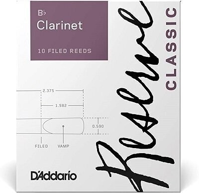 Palheta D'Addario Reserve Classic Clarinete