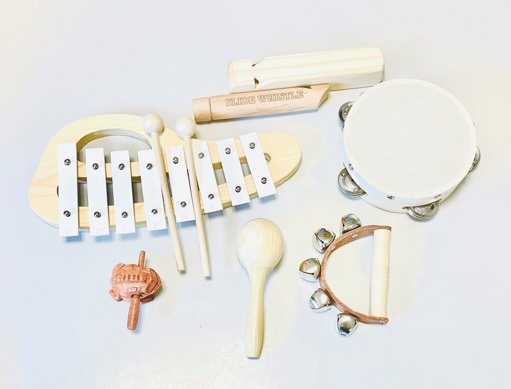 Conjunto Percussão Infantil Penguin Summer