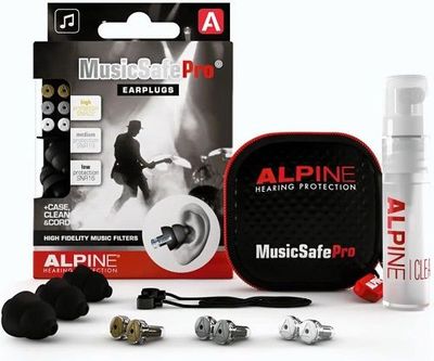 Protetor Auditivo Alpine MusicSafe Pro 3 Niveis Black