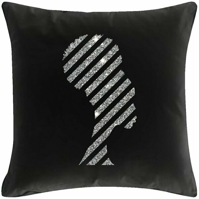 Cuscino Woman Silhouette