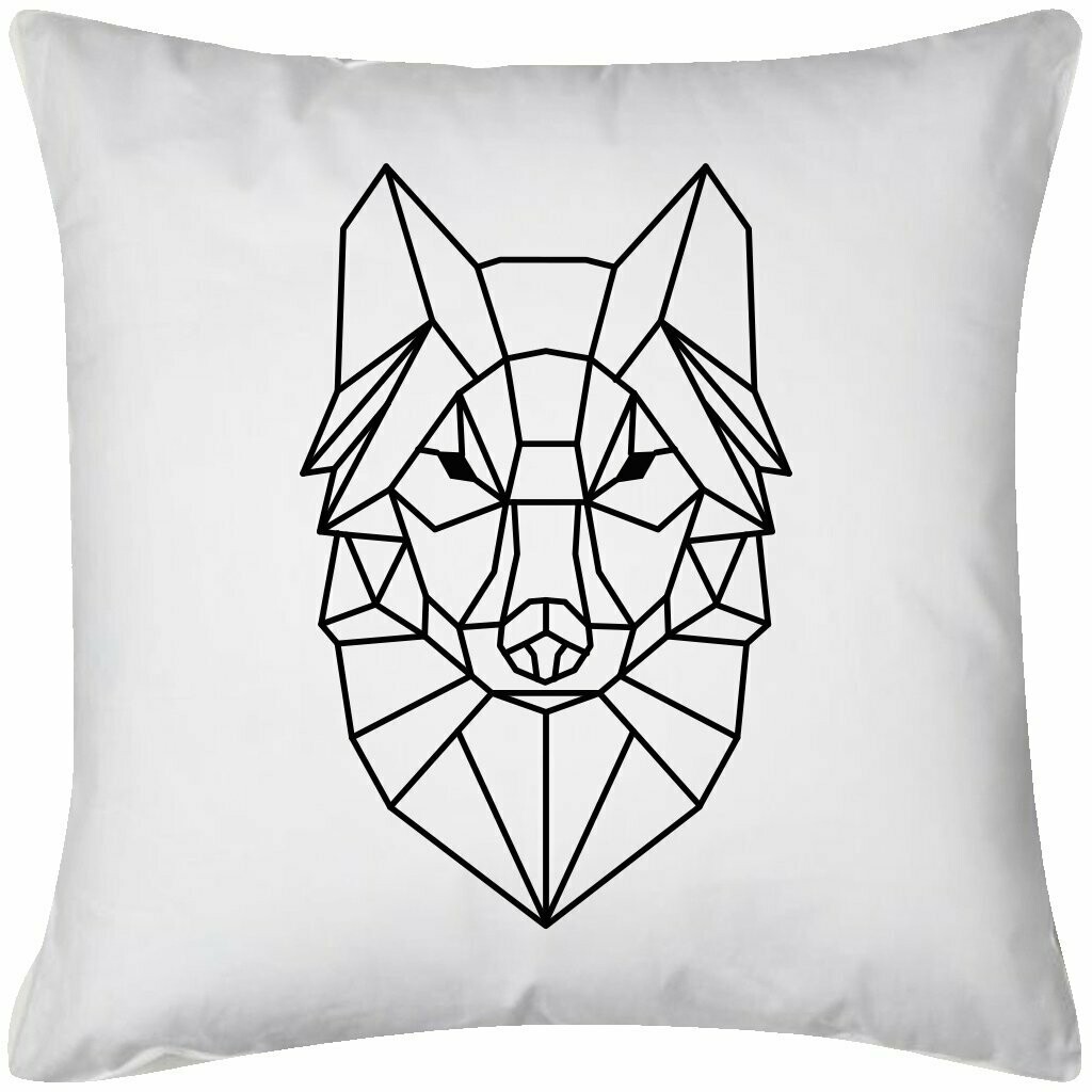 Cuscino Lupo Polygon