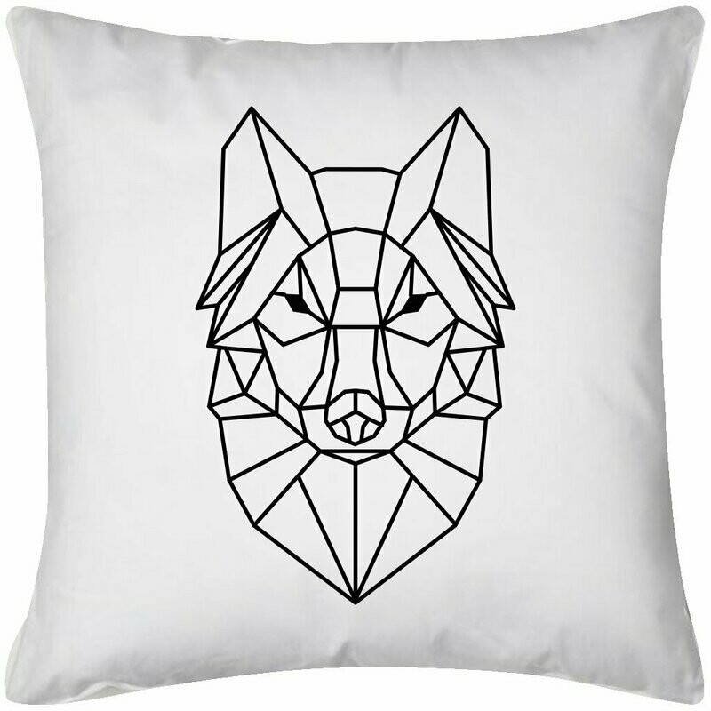 Cuscino Lupo Polygon