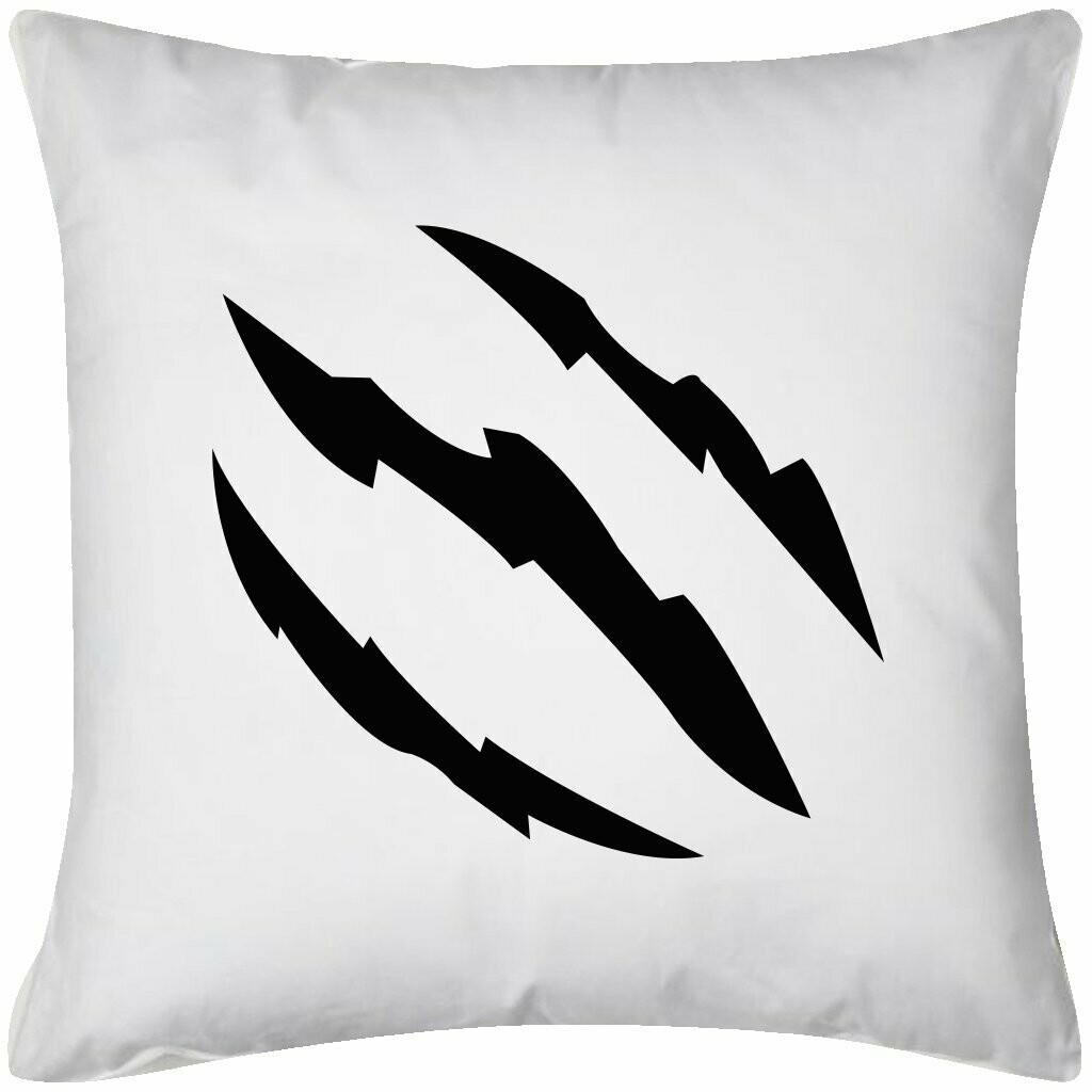Cuscino Scratch, Colore: Bianco
