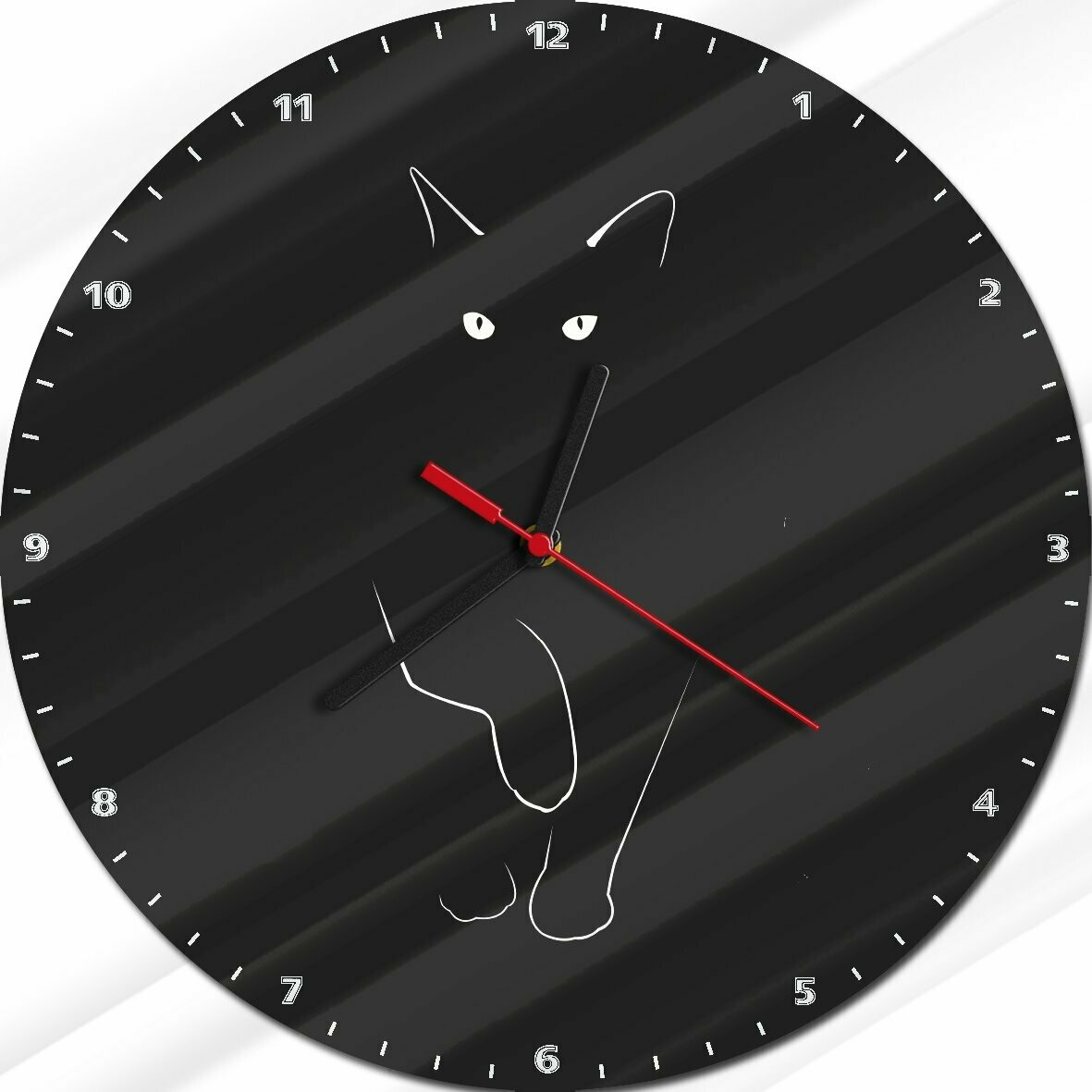 Orologio - Gattino Silhouette