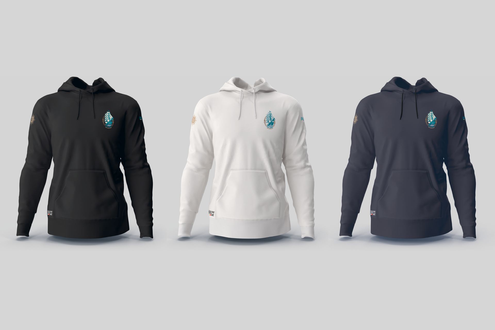 Felpa Unisex DISCOVERY - MARE NUMQUAM ERRAT (Il mare ha sempre ragione)