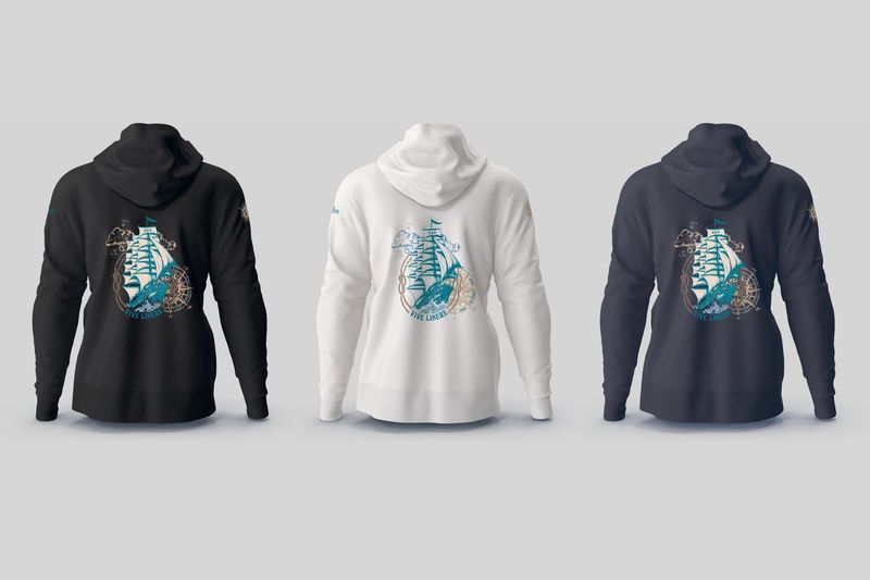 Felpa Unisex DISCOVERY - MARE NUMQUAM ERRAT (Il mare ha sempre ragione)