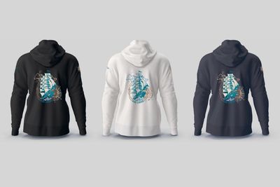 Felpa Unisex DISCOVERY - MARE NUMQUAM ERRAT (Il mare ha sempre ragione)