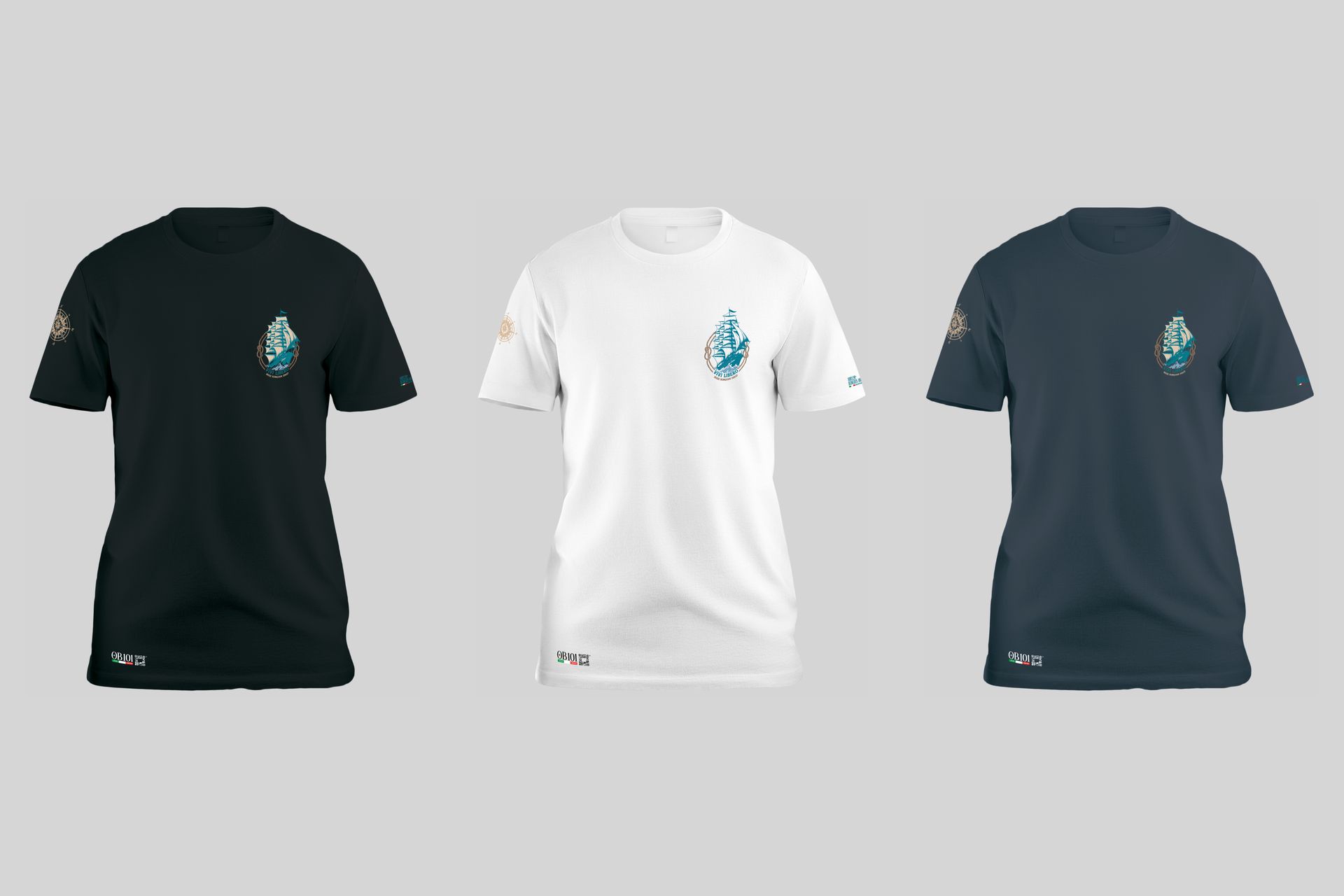 T-shirt DISCOVERY - MARE NUMQUAM ERRAT (Il mare ha sempre ragione)