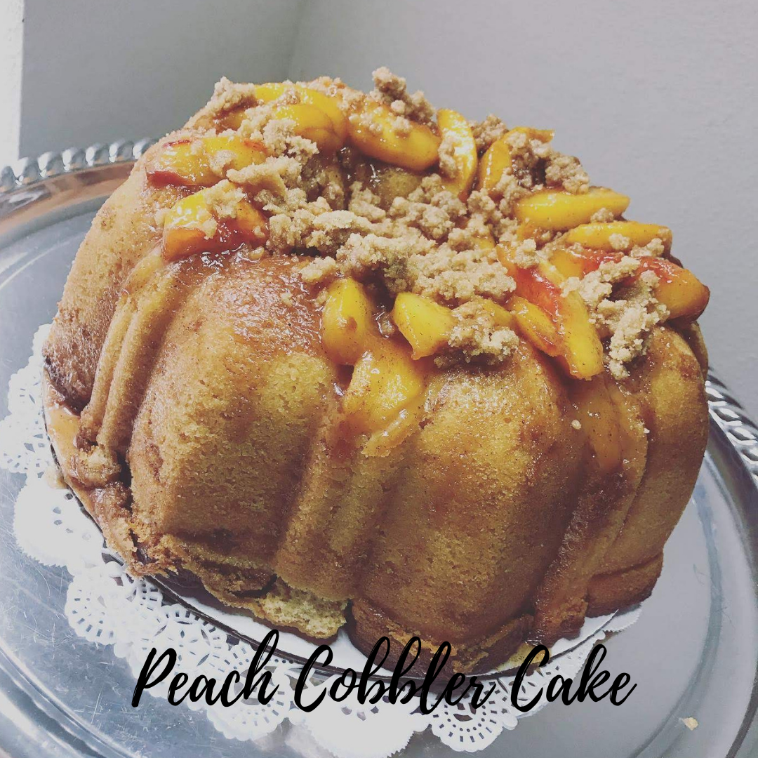 Peach Cobbler Cake