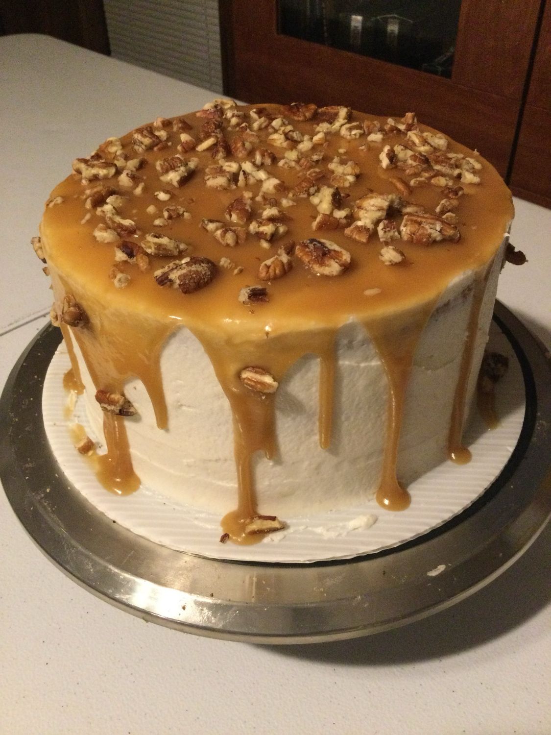 Southern Caramel Pecan Cake