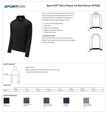 Sport Tek 1/4 Zip