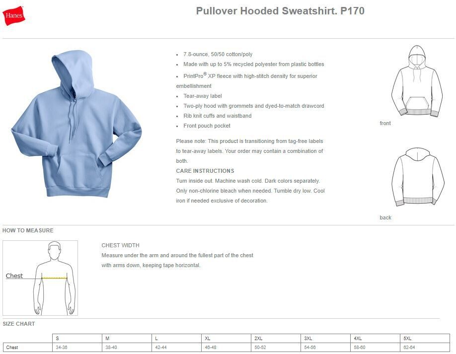 Hanes® EcoSmart® - Pullover Hooded Sweatshirt