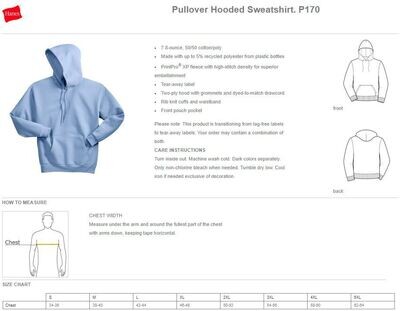 Hanes® EcoSmart® - Pullover Hooded Sweatshirt