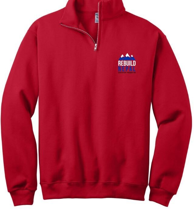 Jerzees® - NuBlend® 1/4-Zip Cadet Collar Sweatshirt-  Rebuild Nepal