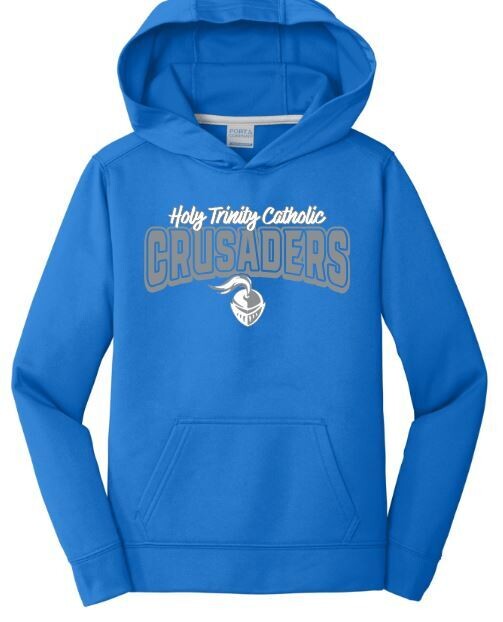 Design 1 Hooded Sweatshirt- Dri Fit Material