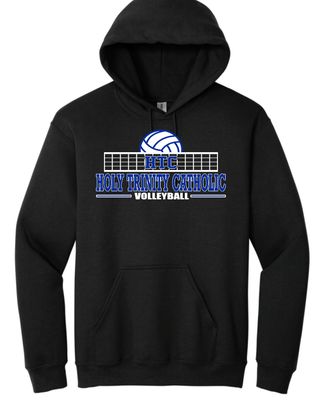 50/50 Blend Hooded Sweatshirt-JH Volleyball