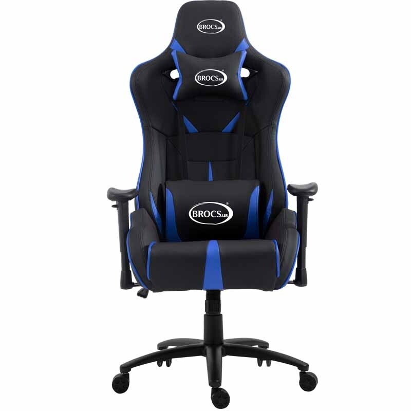 Silla Gamer Azul-Negro