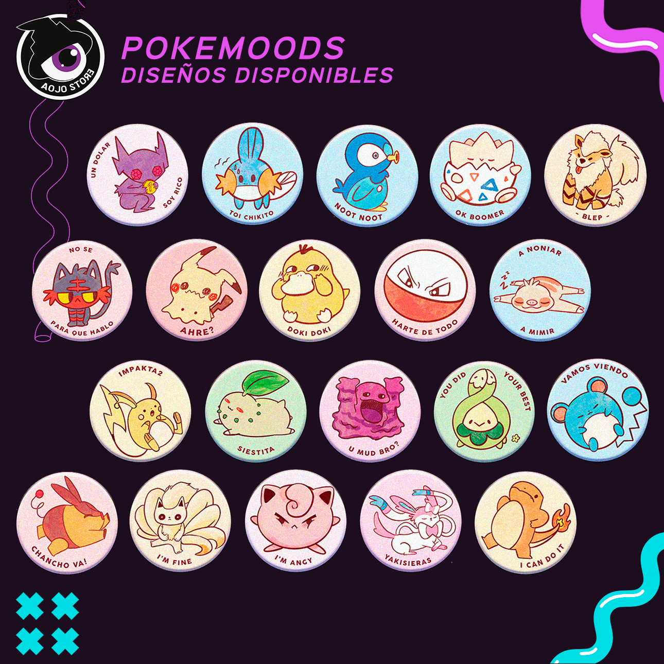 POKEMOODS | Stickers