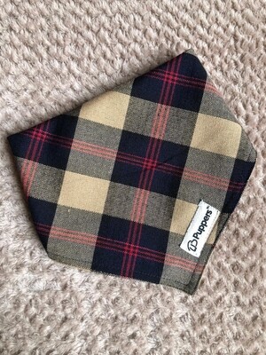 Bandana Cuadros Café
