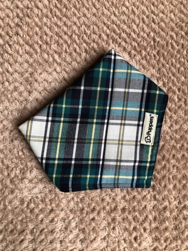 Bandana Cuadros Verde