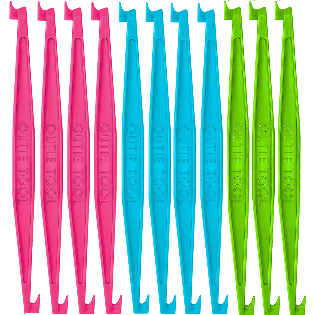 60 | 20 EA. Neon Green,  Pacific, Hot Pink Individually Wrapped Singles