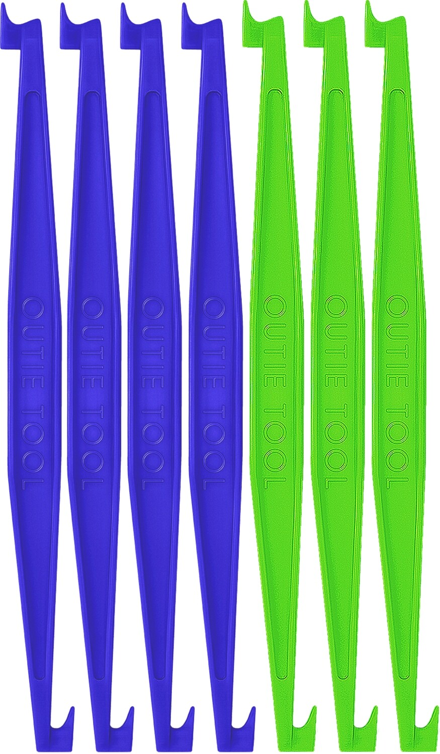 60 OUTIE TOOLS - 30 Neon Green, 30 Midnight -  Individually Packaged Singles