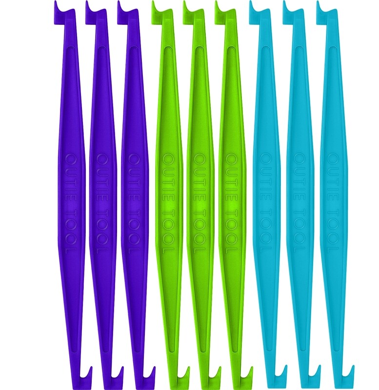 Outie Tool | 60 Count | 20 EA. Midnight , Neon Green, Pacific Individually Wrapped Singles