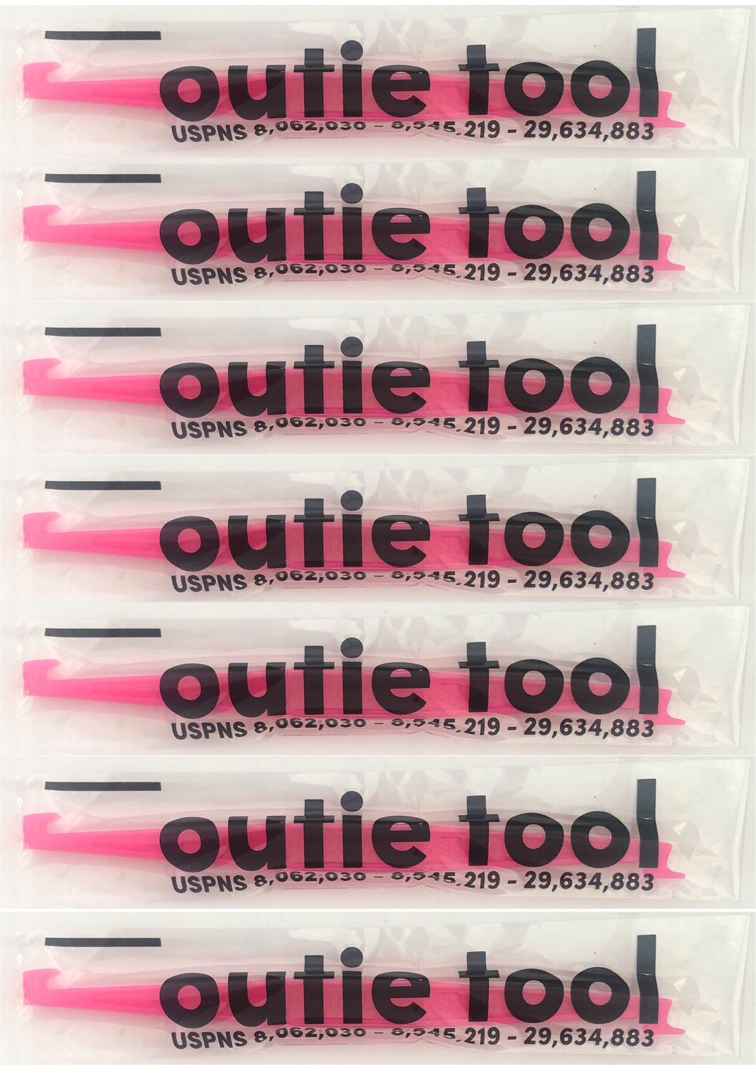Outie Tool 7 Pack | Hot Pink Singles