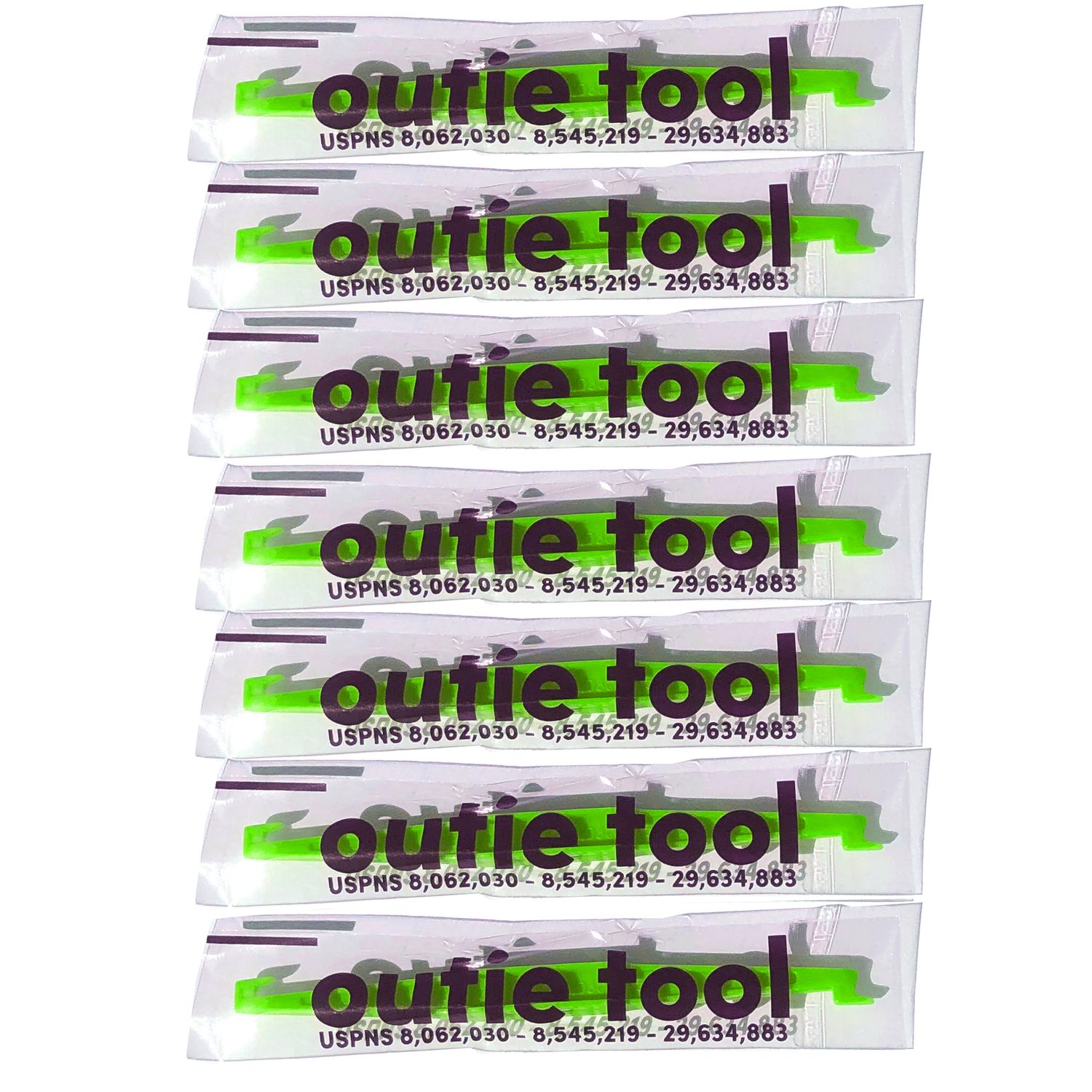 7 Pack | Neon Green | Individually Wrapped Singles