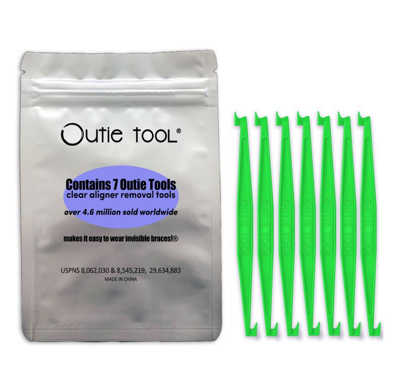 Outie Tool 7 Pack | Neon Green Outie Tool 7 Pack | Neon Green