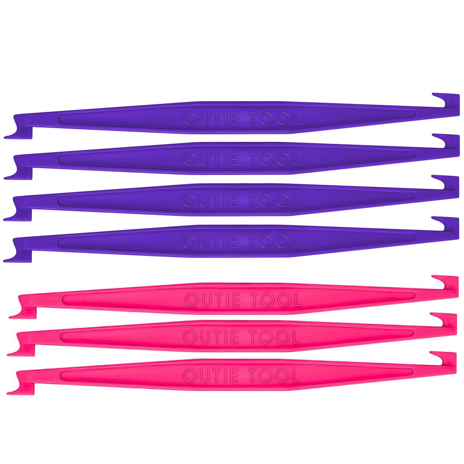 7 Pack | 3 Hot Pink |  4 Midnight Individually Packaged Singles