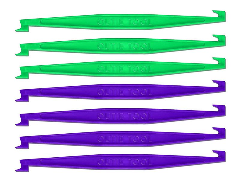 7 Pack |  4 Midnight, 3 Neon Green Individually Packaged Singles