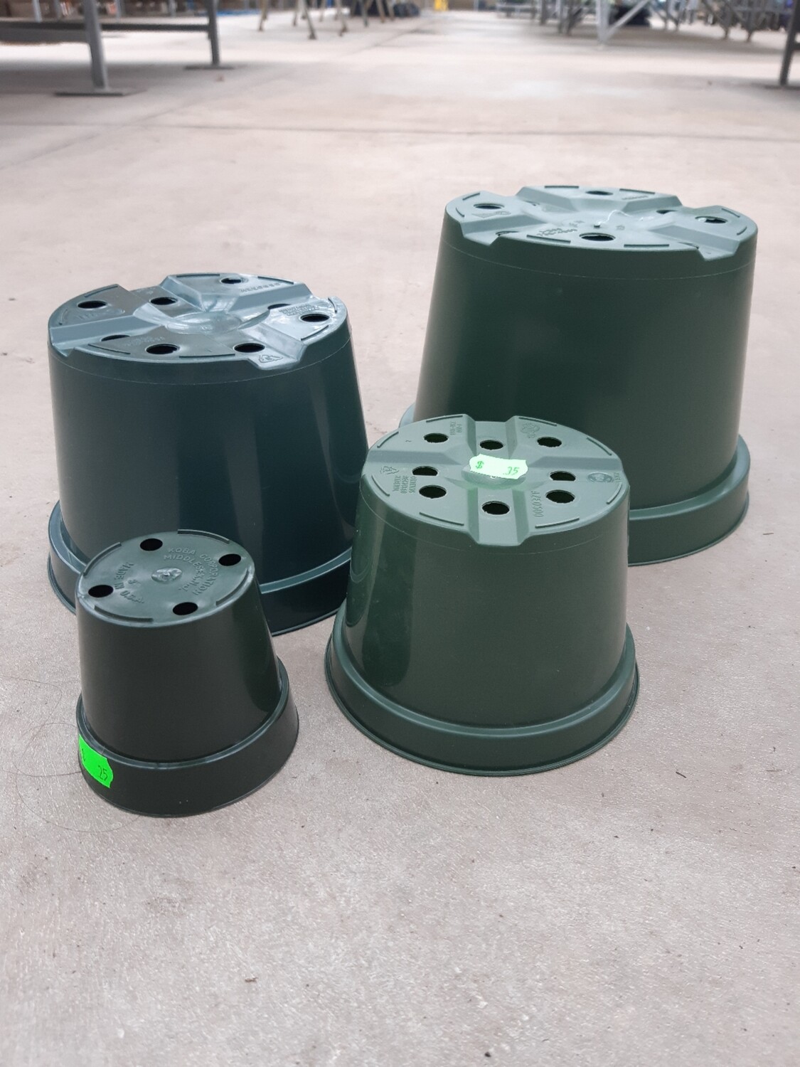 Green Plastic Pots Green Plastic Pots